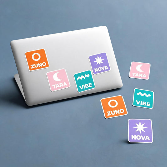 Custom gadget stickers