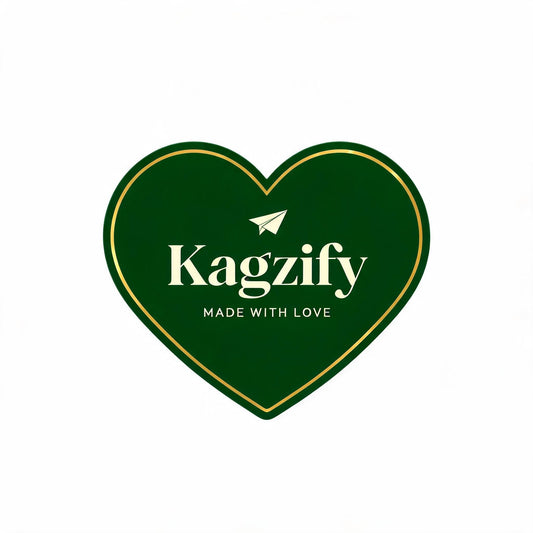 Custom heart shaped stickers