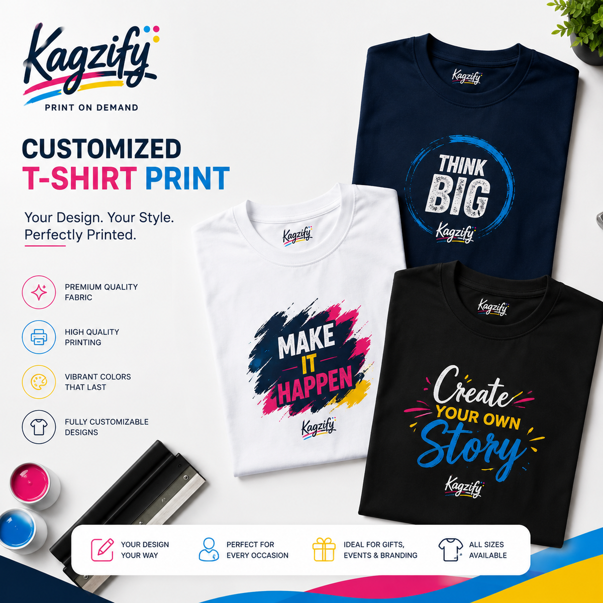 Customized Collar T-Shirts